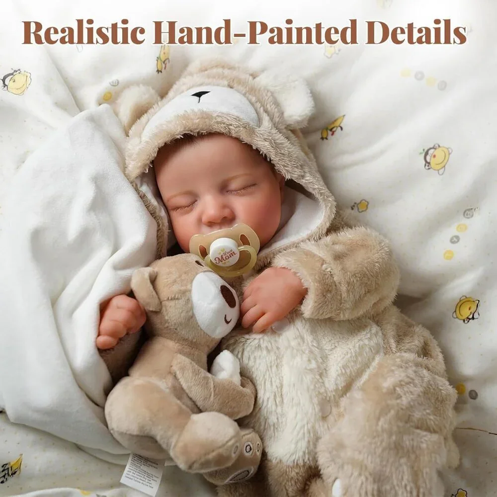Reborn Baby Dolls Boy 17 Inch Baby Soft Body Realistic-Newborn Baby Doll
